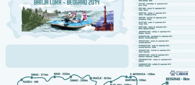 Rafting regata Banjaluka-Beograd 2014.